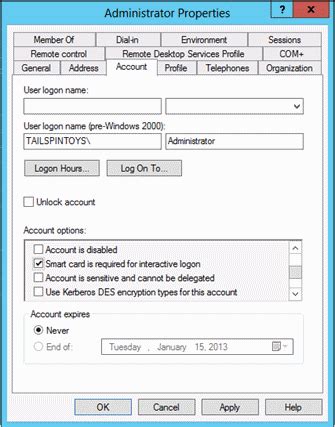 smart card logon for domain admin account|microsoft domain administrator account.